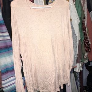 Apartment nine essentials, xx large, pink and gray long sleeve sparkles